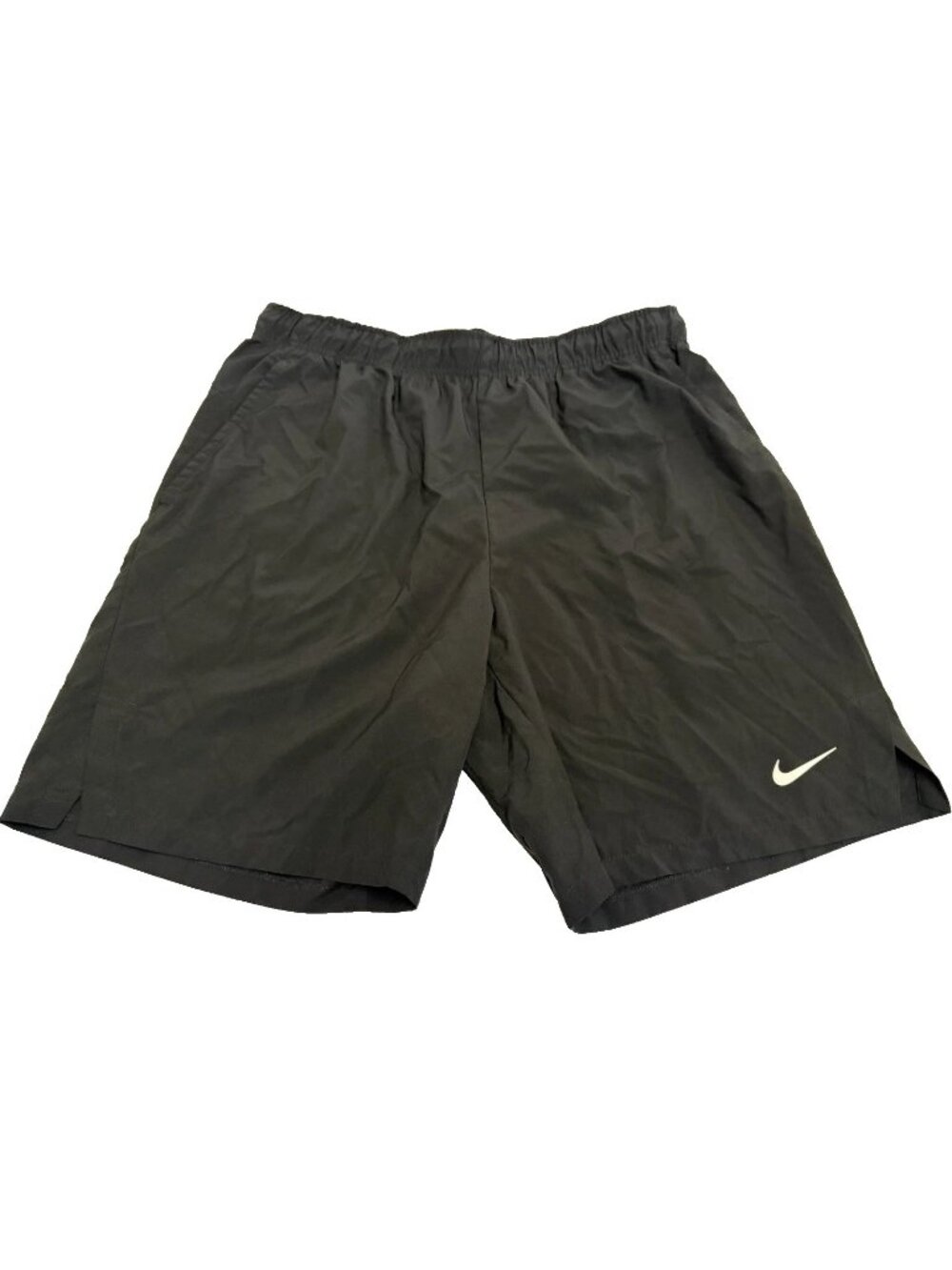 Nike Dri Fit Shorts Mens Large Black Athletic Training Gym Swoosh L